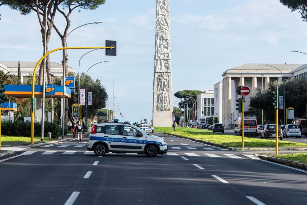 Traffico Bloccato A Roma Per T