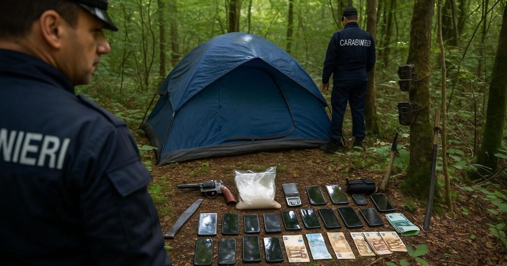 Trovato Bivacco Per Spaccio Di