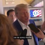 Trump In Volo Verso Il Vertice Nato Risponde In Modo Evasivo Su Difesa Articolo 5