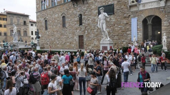 Turismo Americano A Firenze In