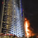 Un Incendio Di Vaste Dimensioni Colpisce Il Grattacielo Marina Pinnacle A Dubai, Evacuate Quasi 4Mila Persone
