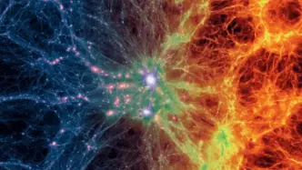 Una Gigantesca Colonna Di Gas