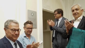 Una Targa Nel Palazzo Delle Ma