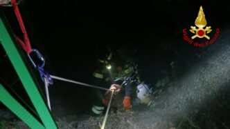 Vigili Del Fuoco Salvano Uomo