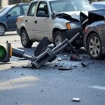 Violento Scontro Tra Una Lancia Delta E Un Furgoncino Blocca Un Incrocio A Barriera Di Milano Torino