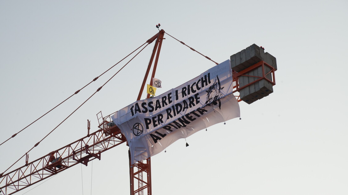 A Venezia Quattro Attivisti Di