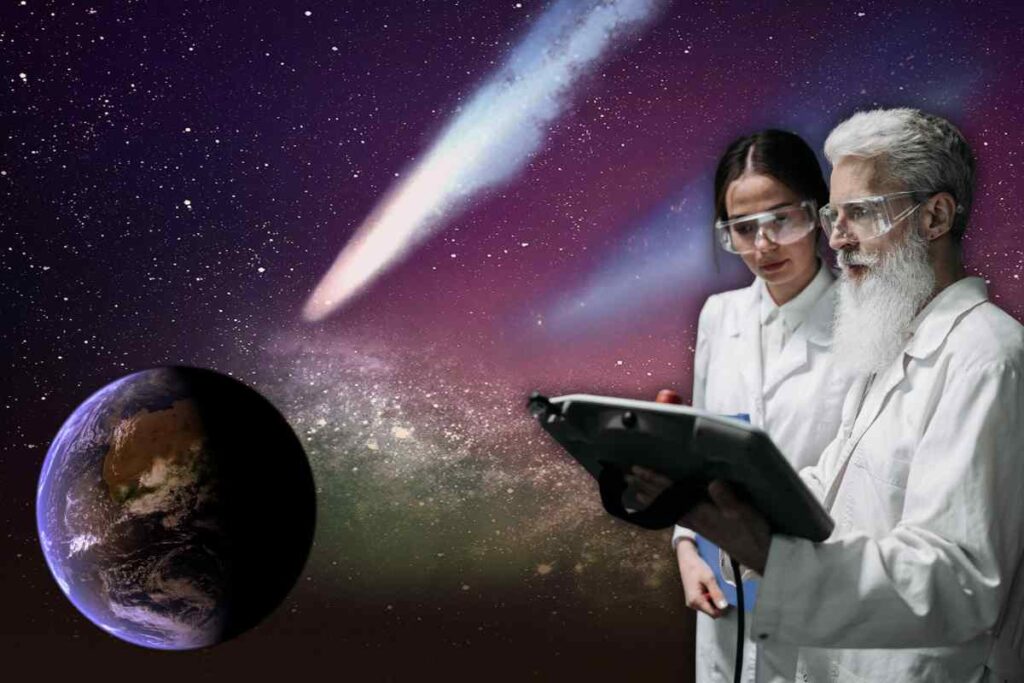 cometa colpisce la terra