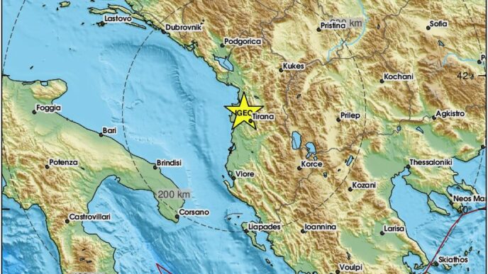 Due Scosse Di Terremoto Scuoto