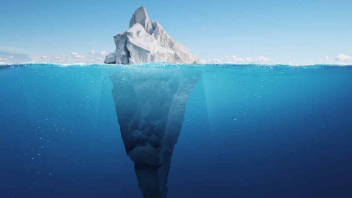 E' Un Caso Unico Nella Storia: L'Icerberg Nero Ha Sconvolto