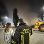 Incendio Nell’area Di Stoccaggio Rifiuti Di Iren A Borgoforte, Il Focolaio Non Coinvolge Inceneritore