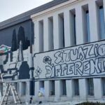 Un Murales Denuncia Sulla Scuola Media Di Bee Per Salvare L’istituto E Il Paesino In Montagna