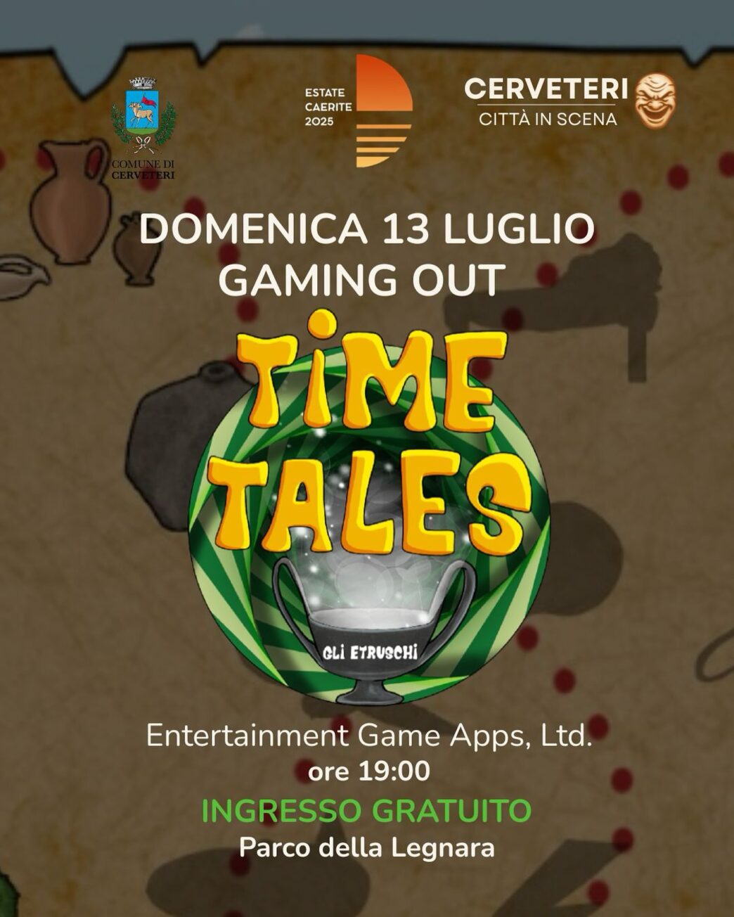 A Cerveteri Domenica 13 Luglio