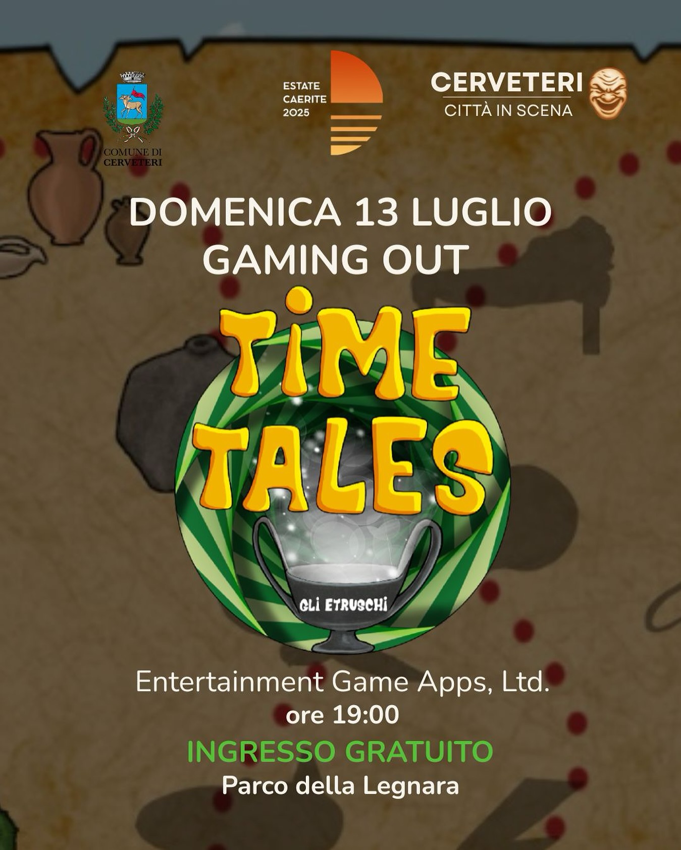 A Cerveteri Domenica 13 Luglio