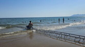 A Terracina La Spiaggia Di Pia