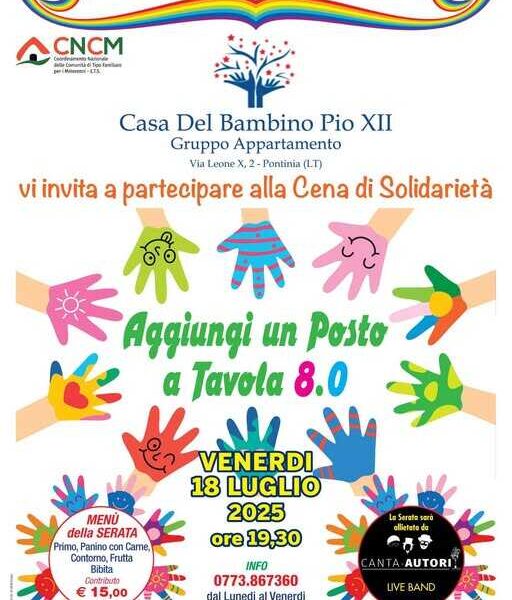 A Pontinia Torna La Cena Di So