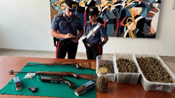 Arrestato A Aprilia Con 12C7 Kg