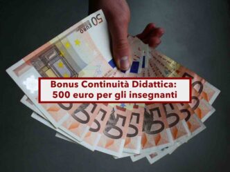 Bonus Insegnanti Per La Contin