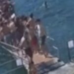 Crolla Un Pontile Pubblico Sul Lago Di Como Per Il Peso Di Oltre 60 Giovani Sul Posto Intervengono I Carabinieri