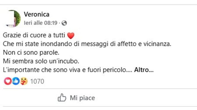 Donna Ferita A Coltellate Dal