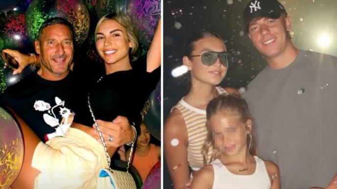 Francesco Totti E Famiglia All
