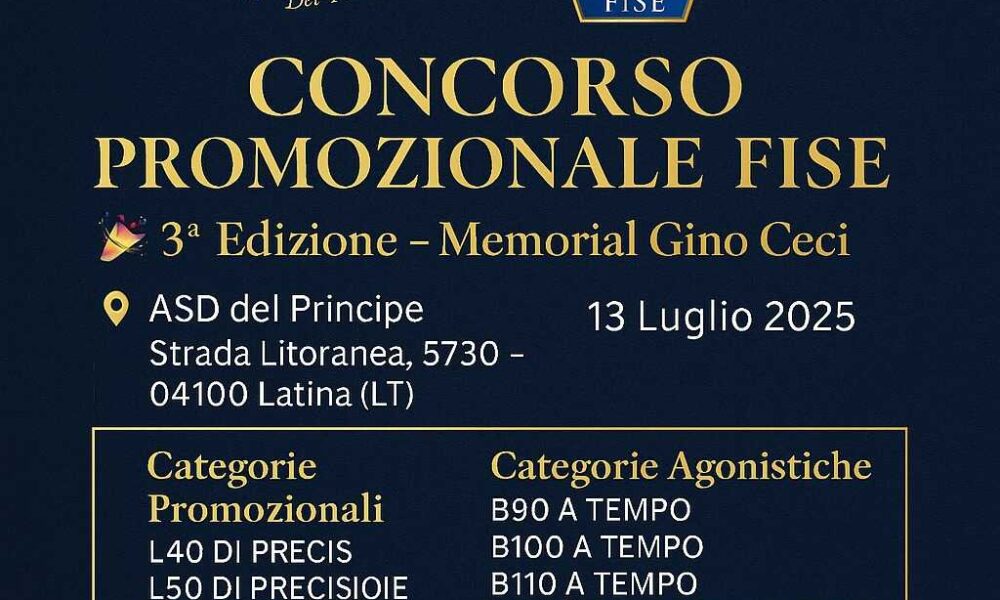 Il Concorso Promozionale Fise