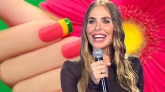 Ilary Blasi E La Manicure Gial