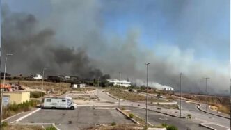 Incendi Di Rifiuti A Roma3A Car