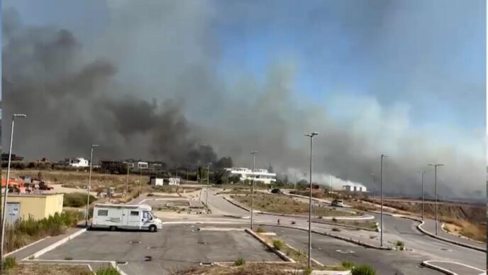 Incendi Di Rifiuti A Roma3A Car