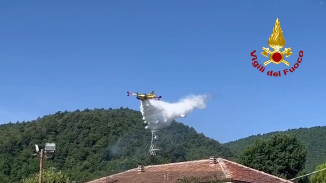 Incendio Boschivo A Bellisio S