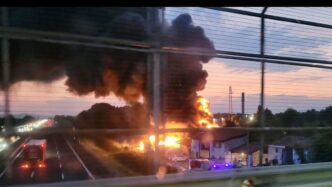 Incendio In Deposito A Villafr