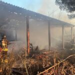 Incendio In Un Capannone Agricolo A Montesilvano, Vigili Del Fuoco Domano Il Rogo Dopo Due Ore