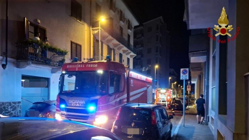 Incendio In Un Palazzo A Novar