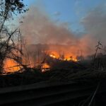 Incendio Nel Municipio Xi Roma Arvalia Portuense, Traffico Deviato Su Più Strade Per Fiamme Di Grandi Dimensioni