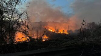 Incendio Nel Municipio Xi Roma