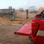 Incendio Nelle Campagne Di Sindia Minaccia L’azienda Agricola Pischedda, Intervento Dei Vigili Del Fuoco E Della Protezione Civile