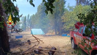 Incendio Vicino Alla Massera L