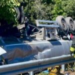 Incidente Sulla A12 All’altezza Di Vecchiano: Autocisterna Si Ribalta E Ferisce L’autista