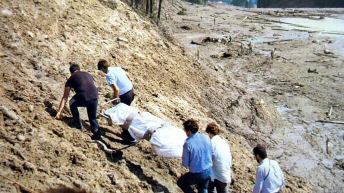 La Frana Di Prestavel Nel 1985