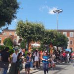 Lavoratori Del Servizio Di Integrazione Scolastica Manifestano In Piazza Del Popolo A Latina Contro Tagli Alle Ore Settimanali