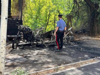 Nuovo Incendio A Roma2C Due Mot