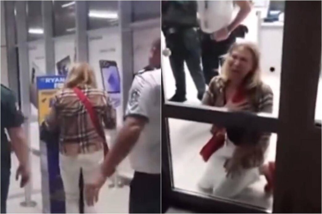 Passeggera Ryanair Bloccata A