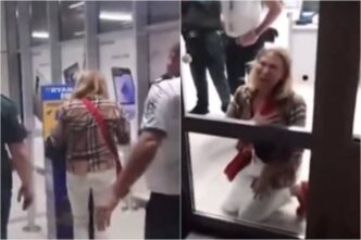 Passeggera Ryanair Bloccata A