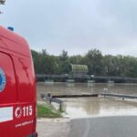 Piena Improvvisa Sul Piave Blocca Sette Ragazzi Su Un Isolotto A Fagarè Di San Biagio, Intervento Dei Soccorsi In Corso