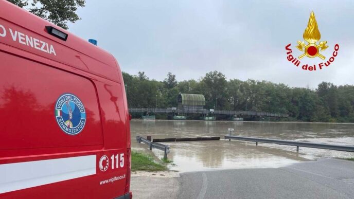 Piena Improvvisa Sul Piave Blo