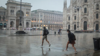 Piogge Insistenti Su Milano3A A