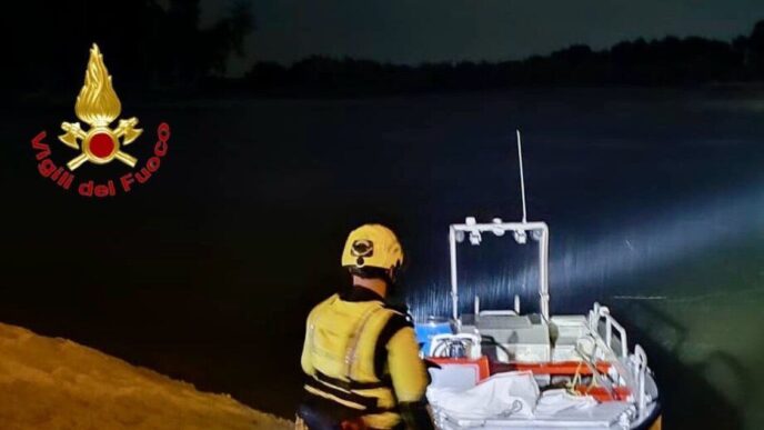 Ragazzo Di 15 Anni Cade Nel Po