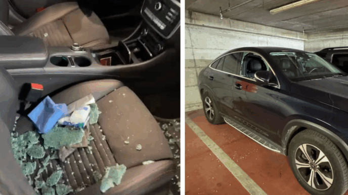 Raid Vandalico Nel Parcheggio