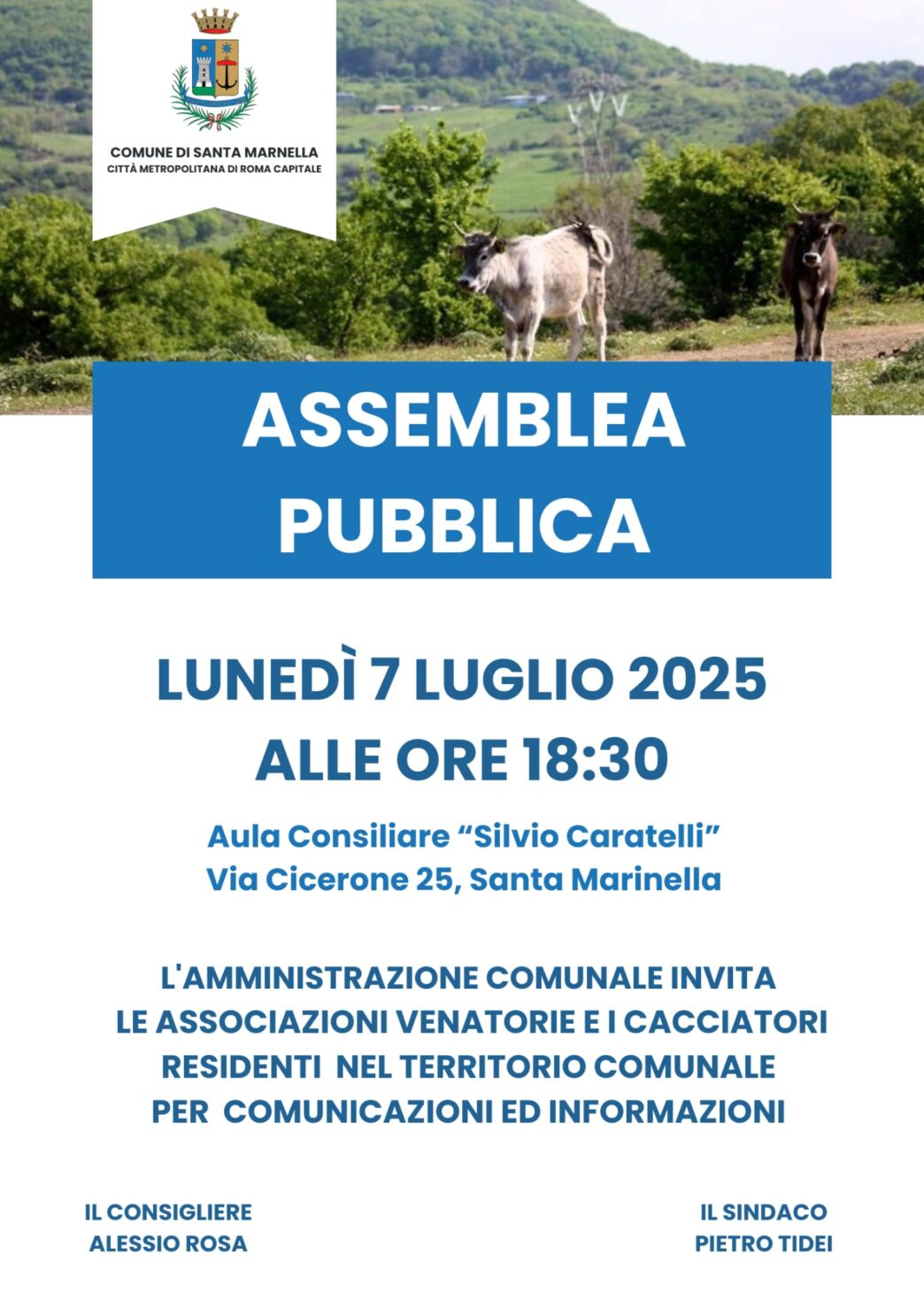 Santa Marinella Convoca I Cacc