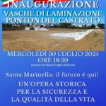 Santa Marinella Inaugura La Vasca Di Laminazione Ponton Del Castrato Per La Gestione Delle Acque