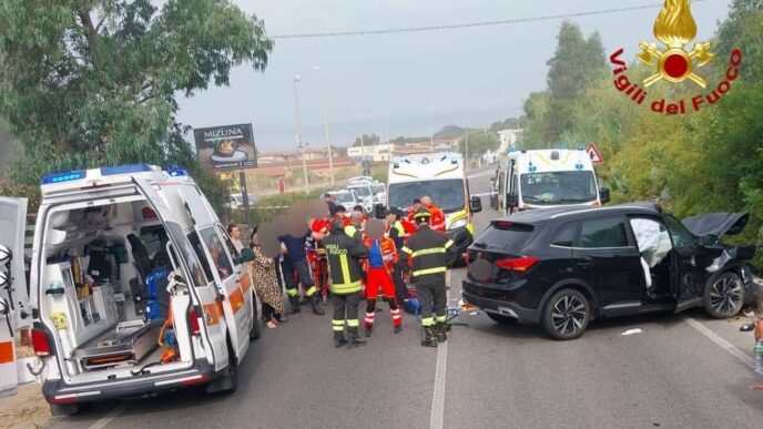 Scontro Frontale Ad Arzachena3A